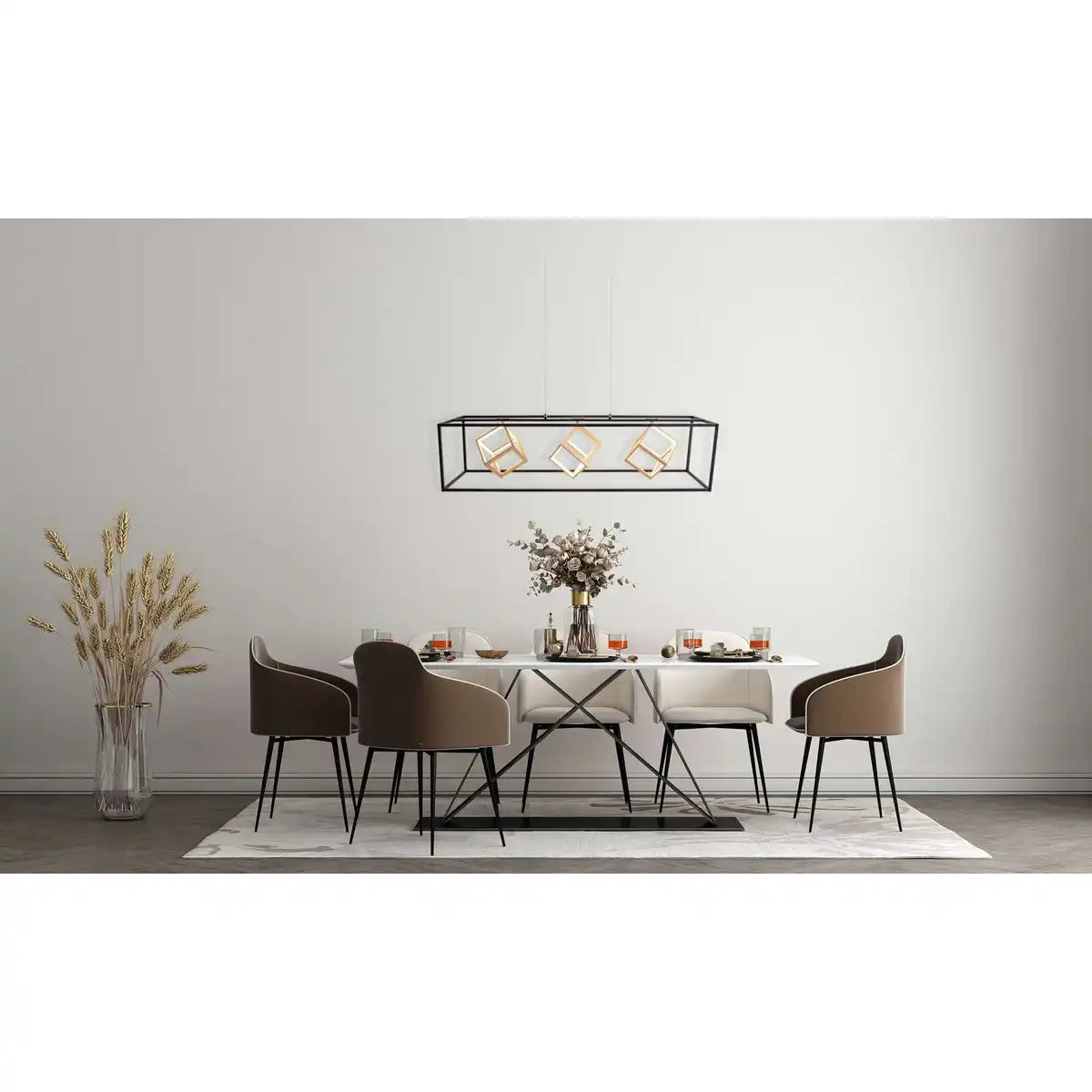 LED-Pendelleuchte l: 100cm "TRIPOLIS"
