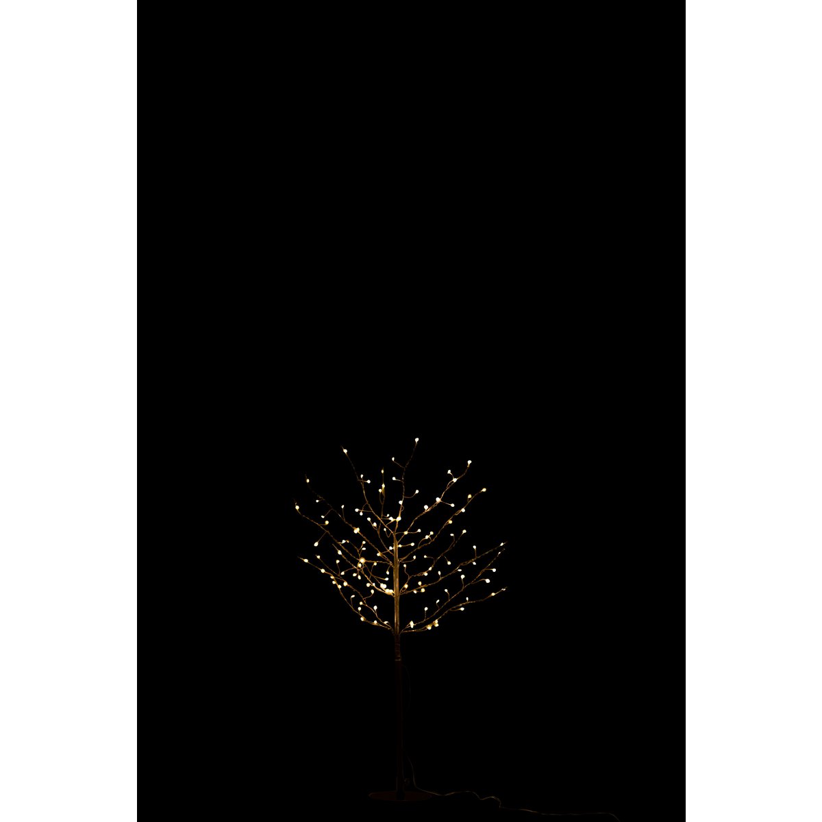 J-Line Dekoration Tree Bare - Schwarz - Metall - LED