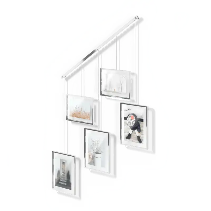 5er-Set Foto Collage Bilderrahmen Wandbilder - HomeDesign Knaus