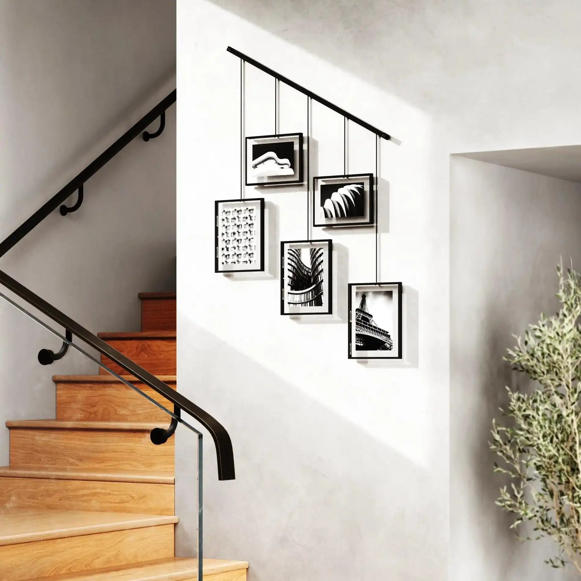 5er-Set Foto Collage Bilderrahmen Wandbilder - HomeDesign Knaus