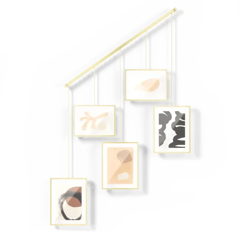 5er-Set Foto Collage Bilderrahmen Wandbilder - HomeDesign Knaus