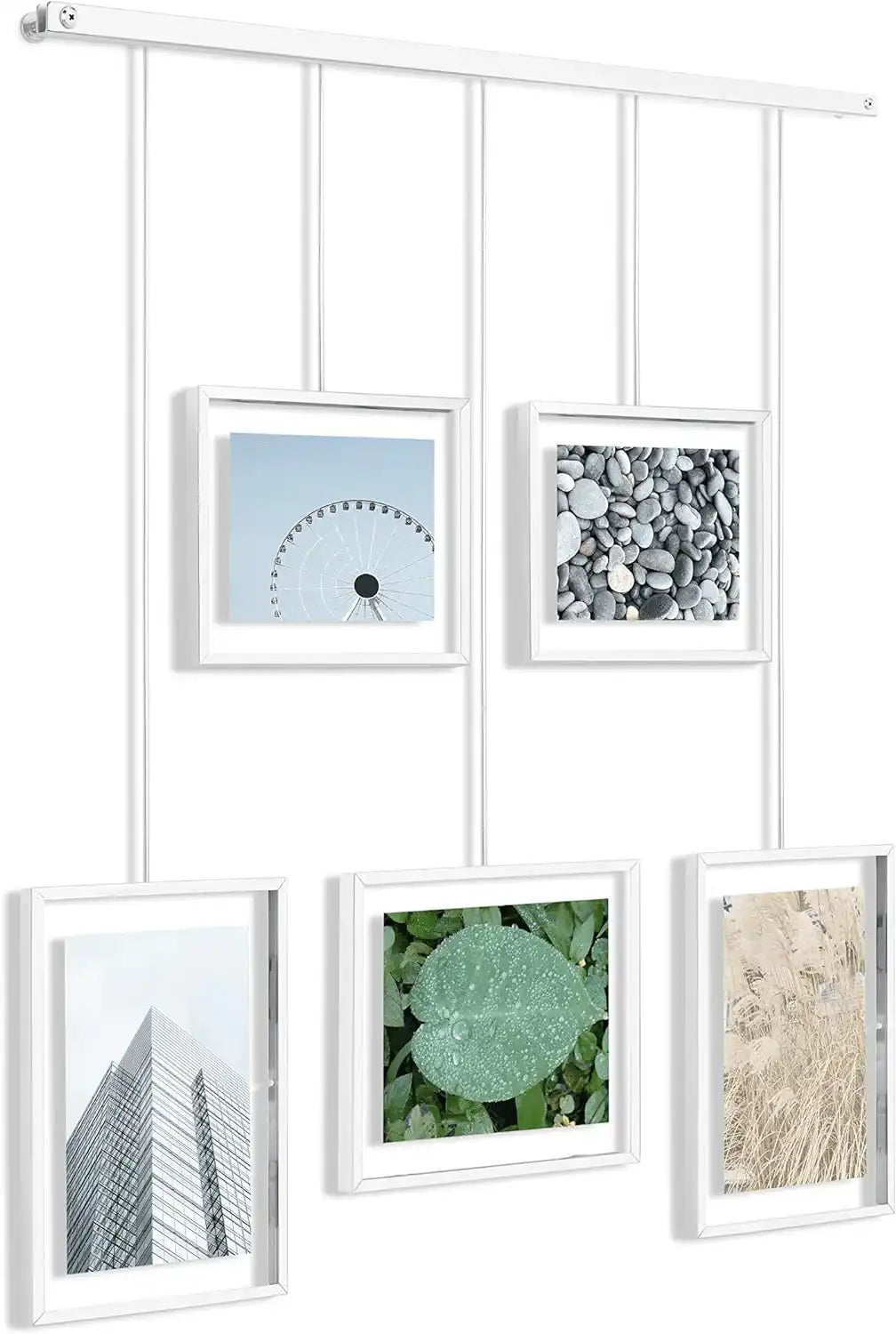 5er-Set Wandbilderrahmen Ausstellungswand Bilderrahmen horizontal oder schräg - HomeDesign Knaus