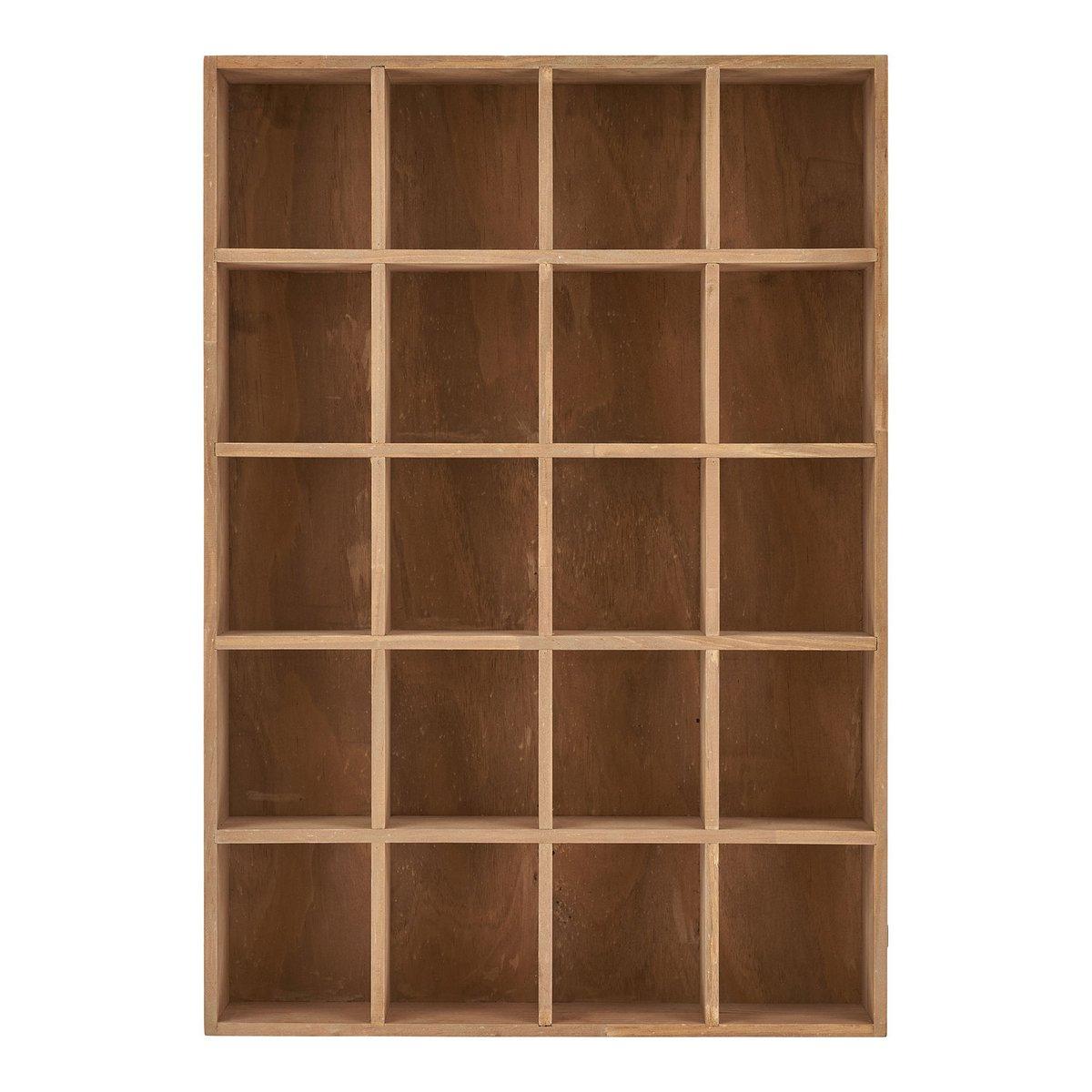 Moss Wandregal – Naturbraun, Kiefernholz, 44 x 10 x 63 cm