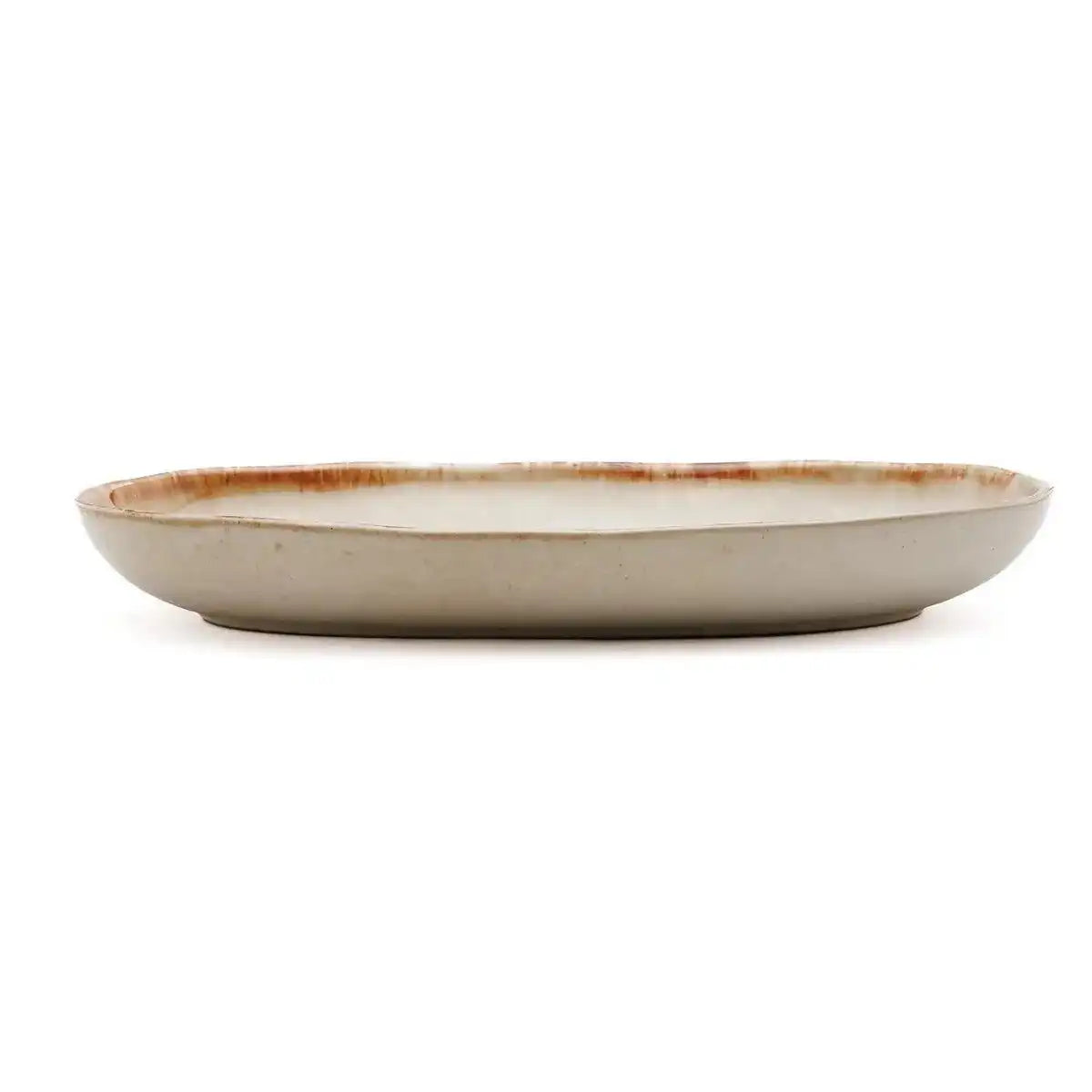 6 er Set Keramik ovale Cascais Teller Speiseteller - HomeDesign Knaus