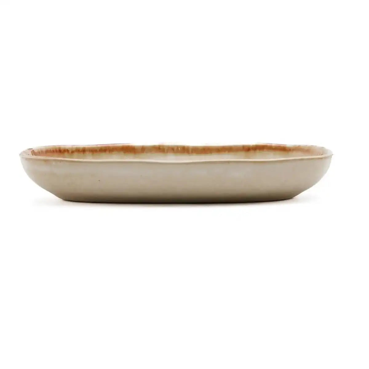 6 er Set Keramik ovale Cascais Teller Speiseteller - HomeDesign Knaus