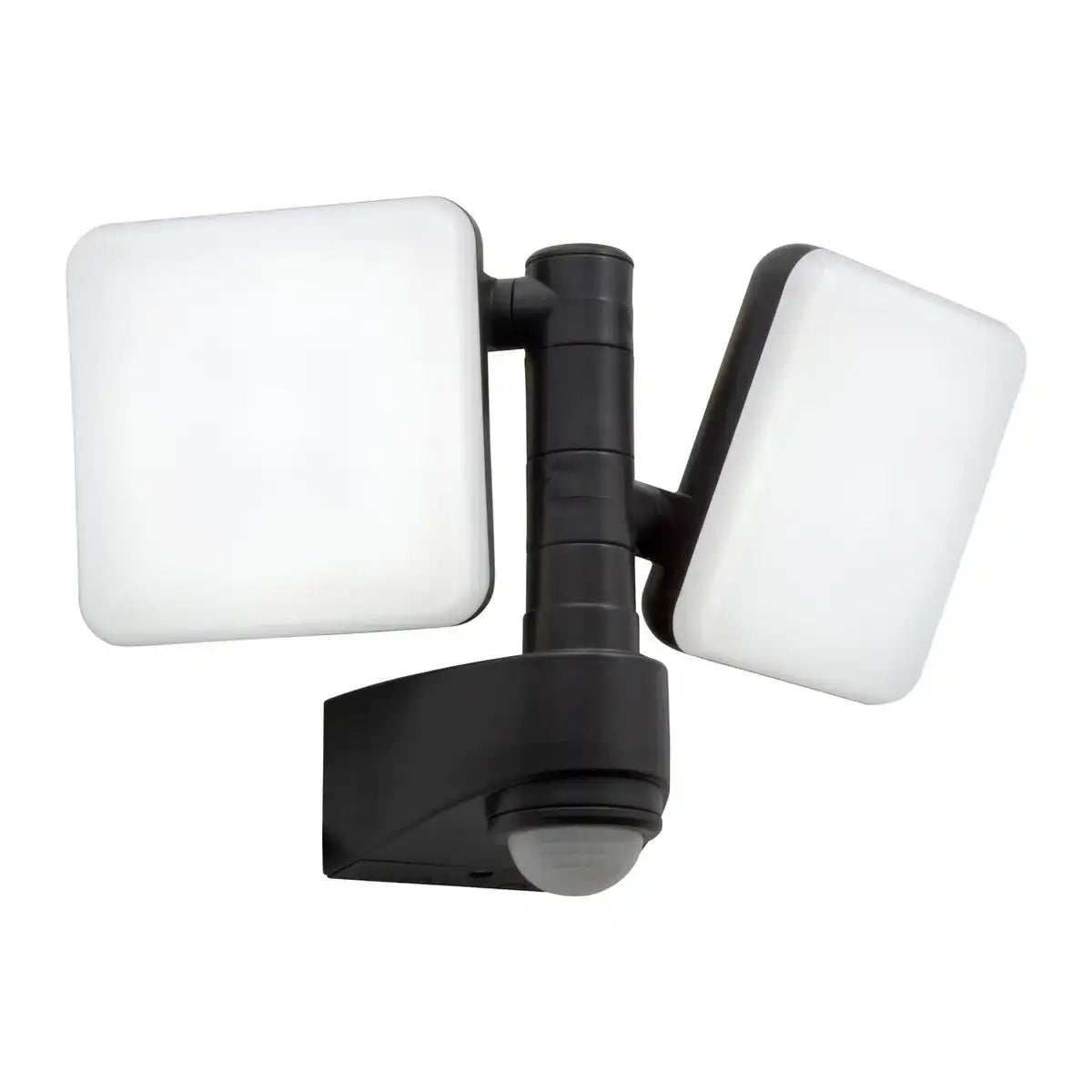 LED Außenwandleuchte "JARO" mit 360° Bewegungsmelder, aus Kunststoff in Anthrazit, mit integrierter LED