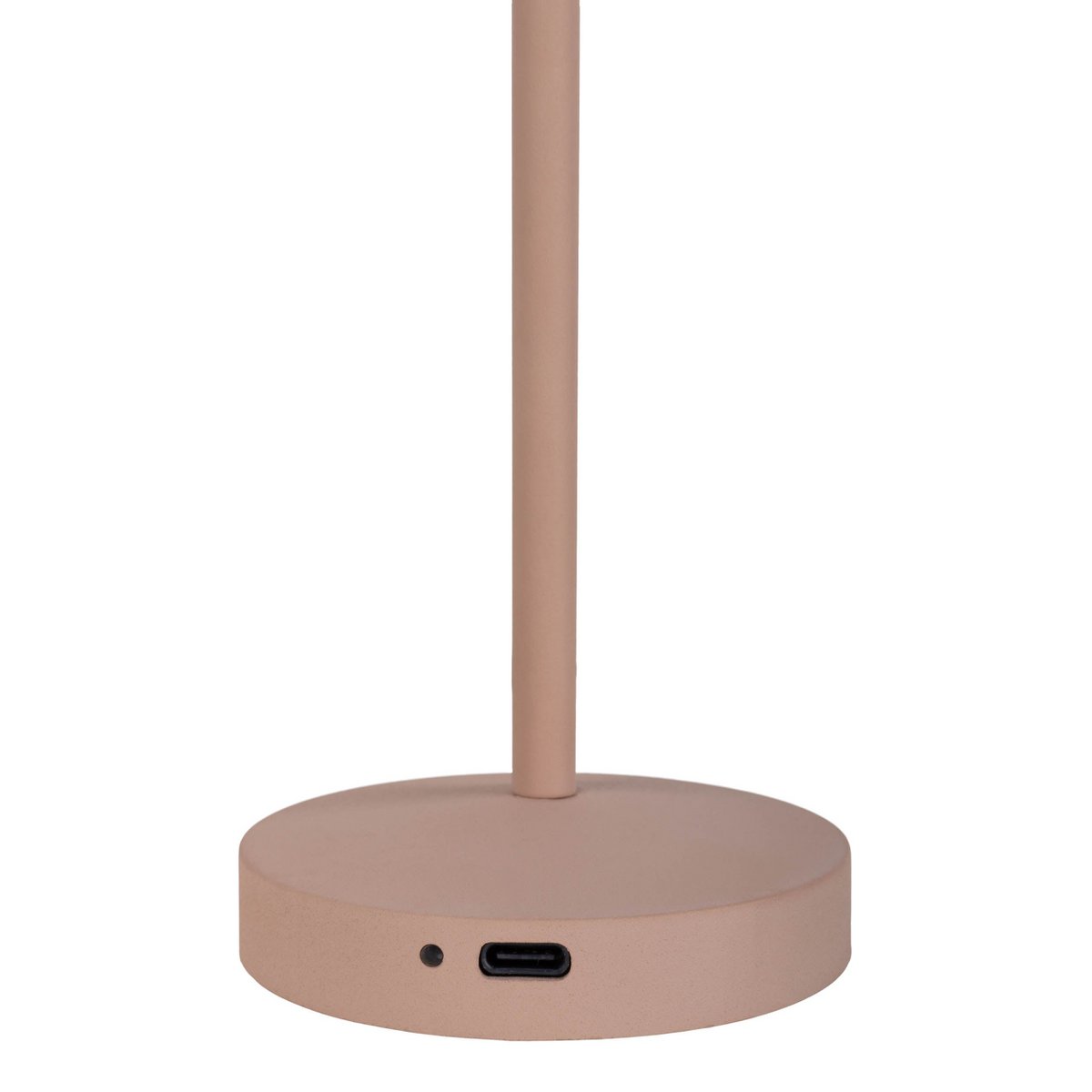 2-er Set LED-Akku-Tischleuchte "Gomba" für Außen und Innen, aus Metall und Kunststoff in Frosted Almond , 18,5 cm hoch