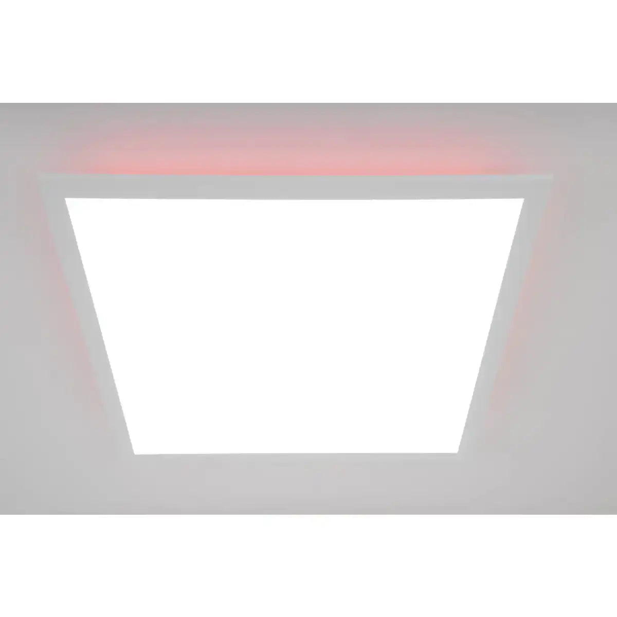 Smart Home LED Backlight Panel Seitenlänge 45 cm, viele Funktionen, Einbauleuchte aus Metall und Kunststoff, integrierte LEDs