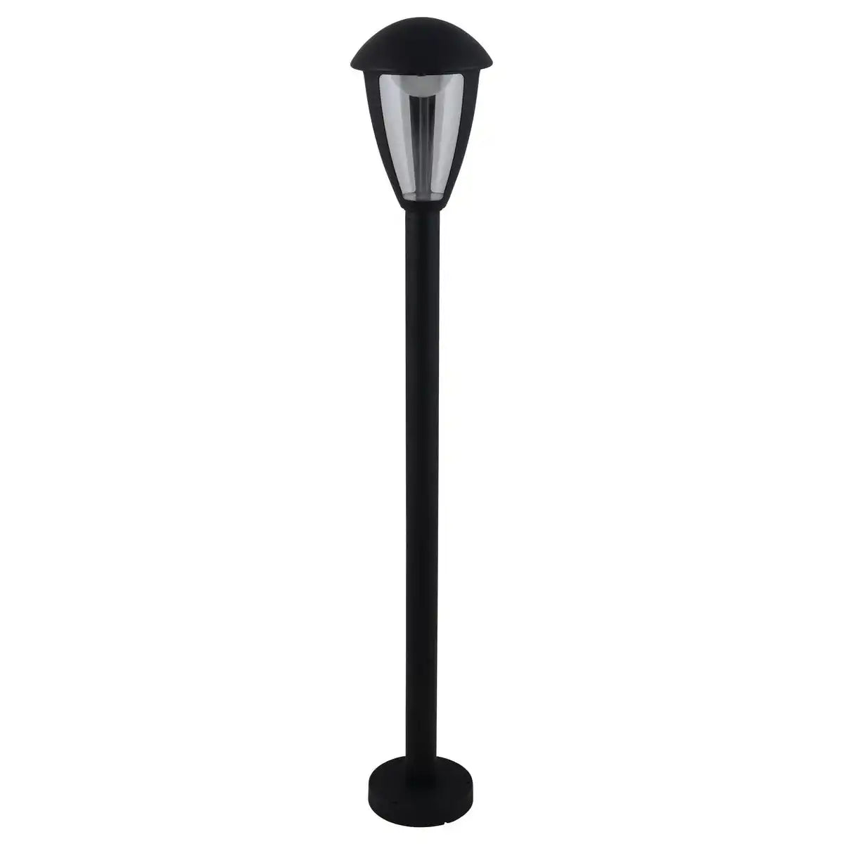 LED-Außensockelleuchte "CLINT" , aus Metall und Kunststoff in Schwarz, mit integrierter LED, Wegeleuchten