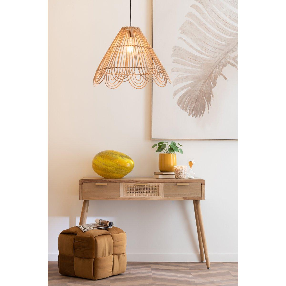 J-Line Blumentopf Plain – Keramik – Ocker – mittel – Ø 14,50 cm