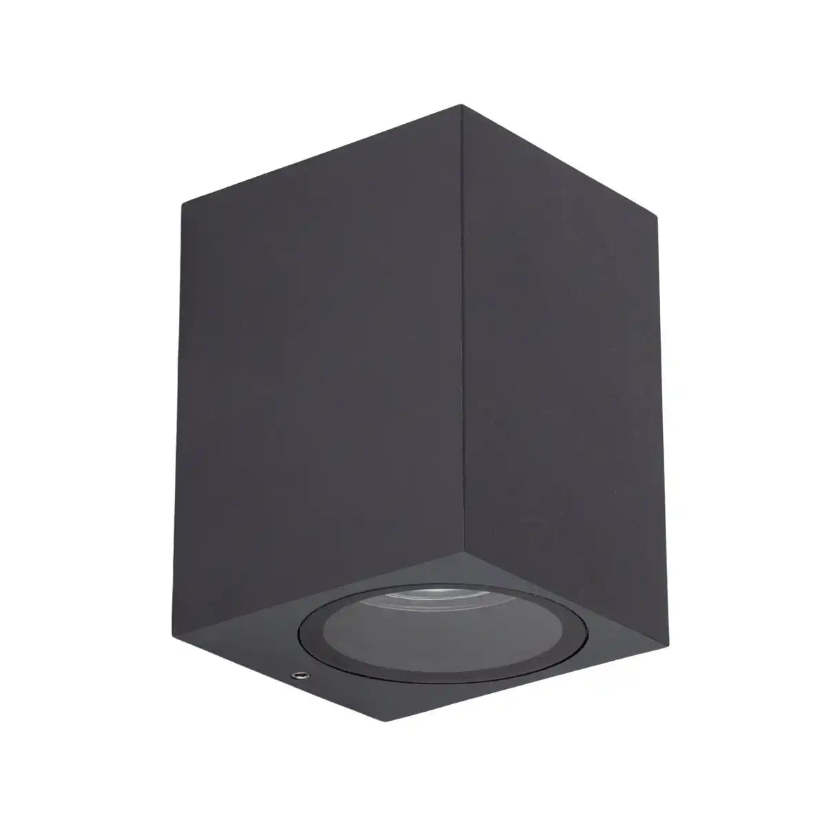 Außenwandleuchte "CUBUS", aus Metall und Glas in Anthrazit, GU10 Sockel