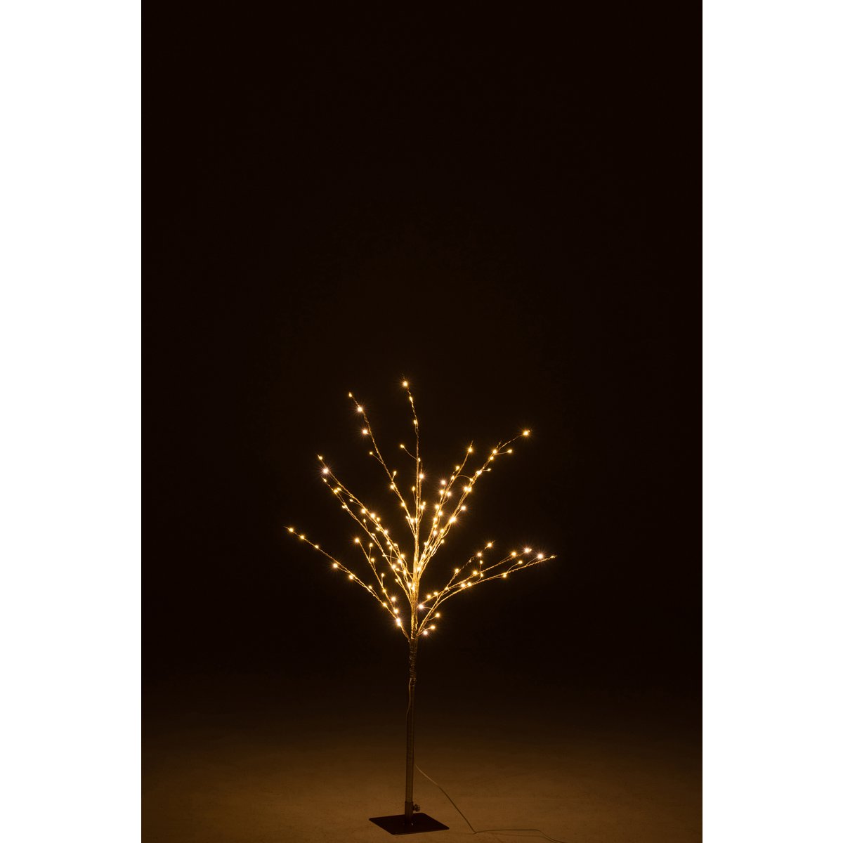 J-Line Bare Tree+Led Metall Gold Medium