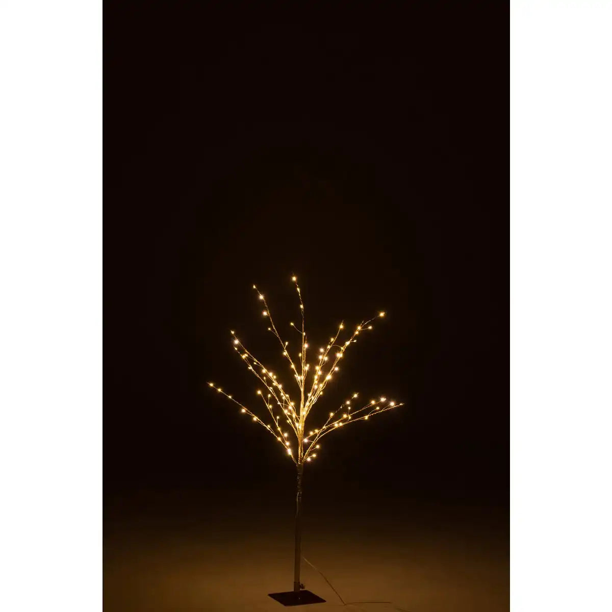J-Line Bare Tree+Led Metall Gold Medium