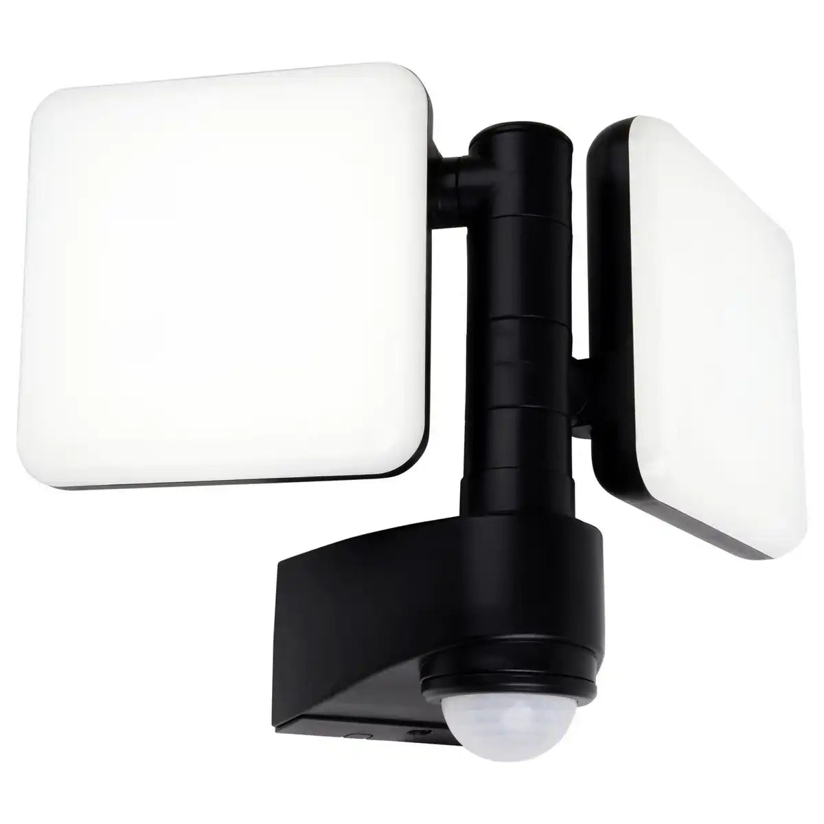 LED Außenwandleuchte "JARO" mit 360° Bewegungsmelder, aus Kunststoff in Anthrazit, mit integrierter LED