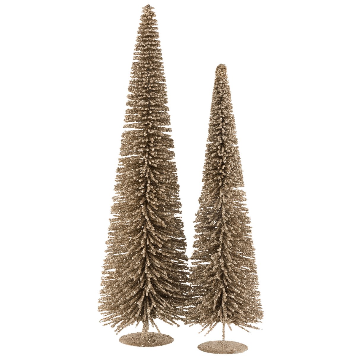 Weihnachtsbaum – Polyresin – Glitzer/Champagner – groß
