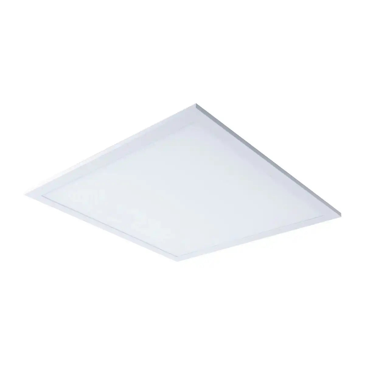 LED Panel-Deckenleuchte "NICO", funktionelle Deckenleuchte aus Metall und Kunststoff in weiß, mit festverbauten LED und vielen Funktionen, ideal für Büro, Praxis oder Werkstatt, ca. 45 x 45 cm