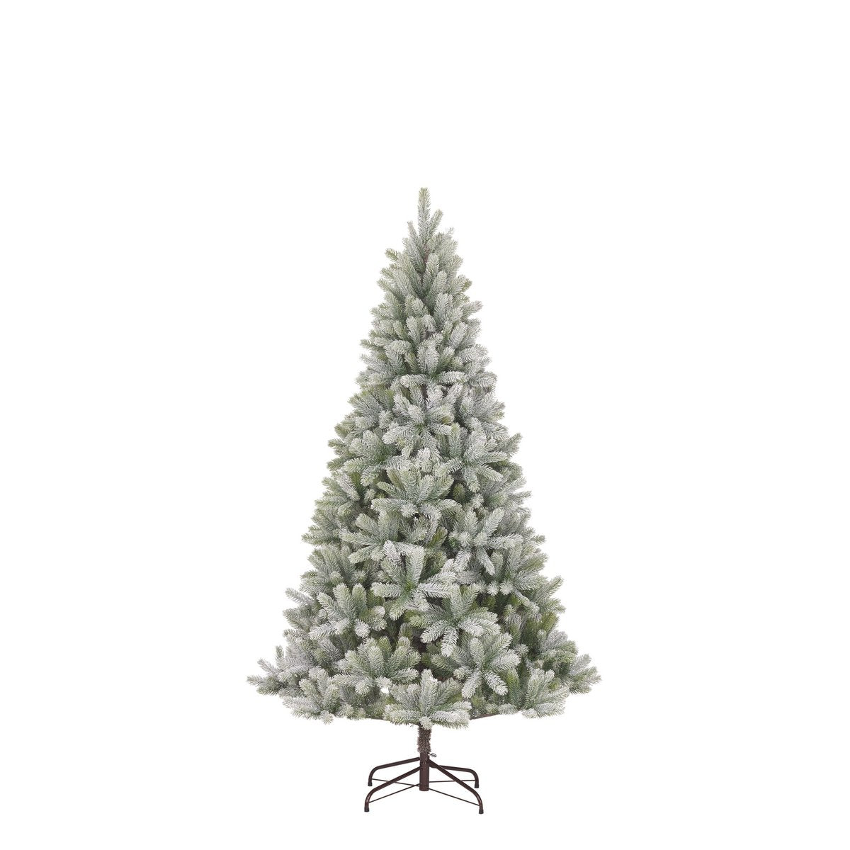 Künstlicher Weihnachtsbaum – H180 x Ø108 cm – Grün gefrostet