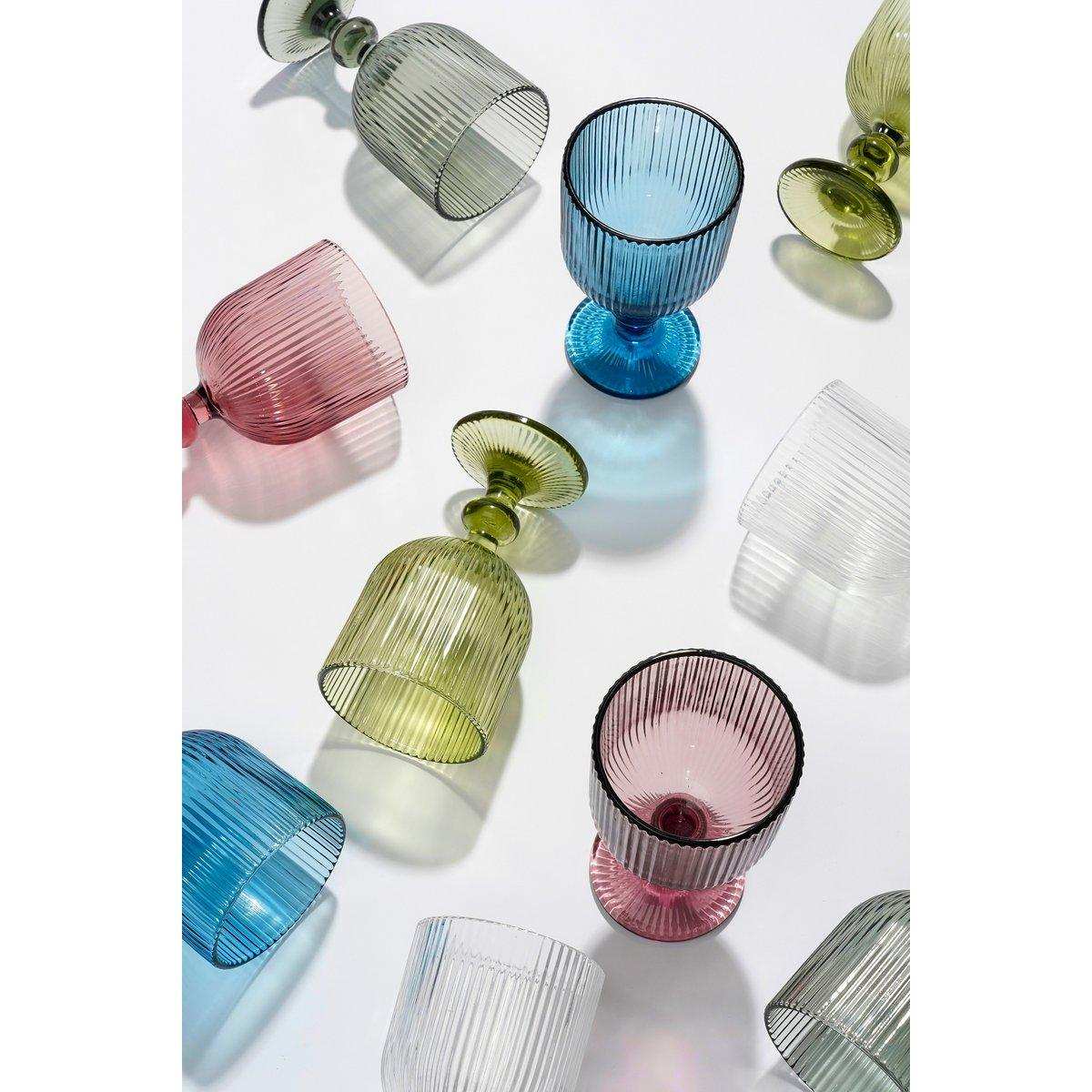 Merlot Weinglas - Set von 6 - 250 ml - Glas - Grau