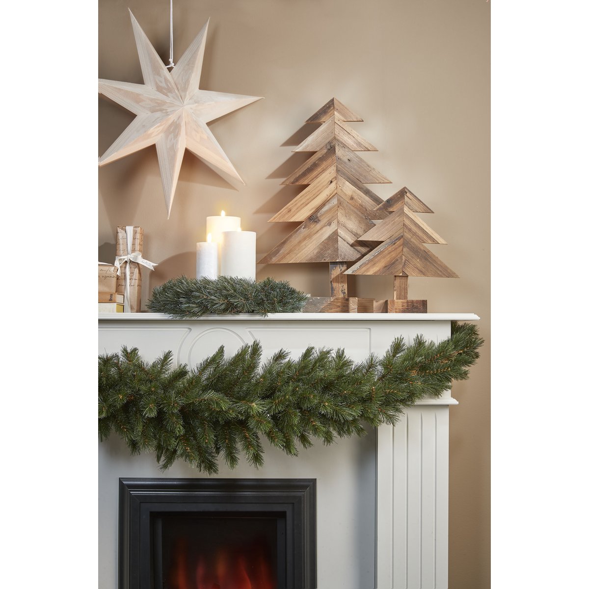 Wald Frosted Guirande Swag - L180 cm - Groen