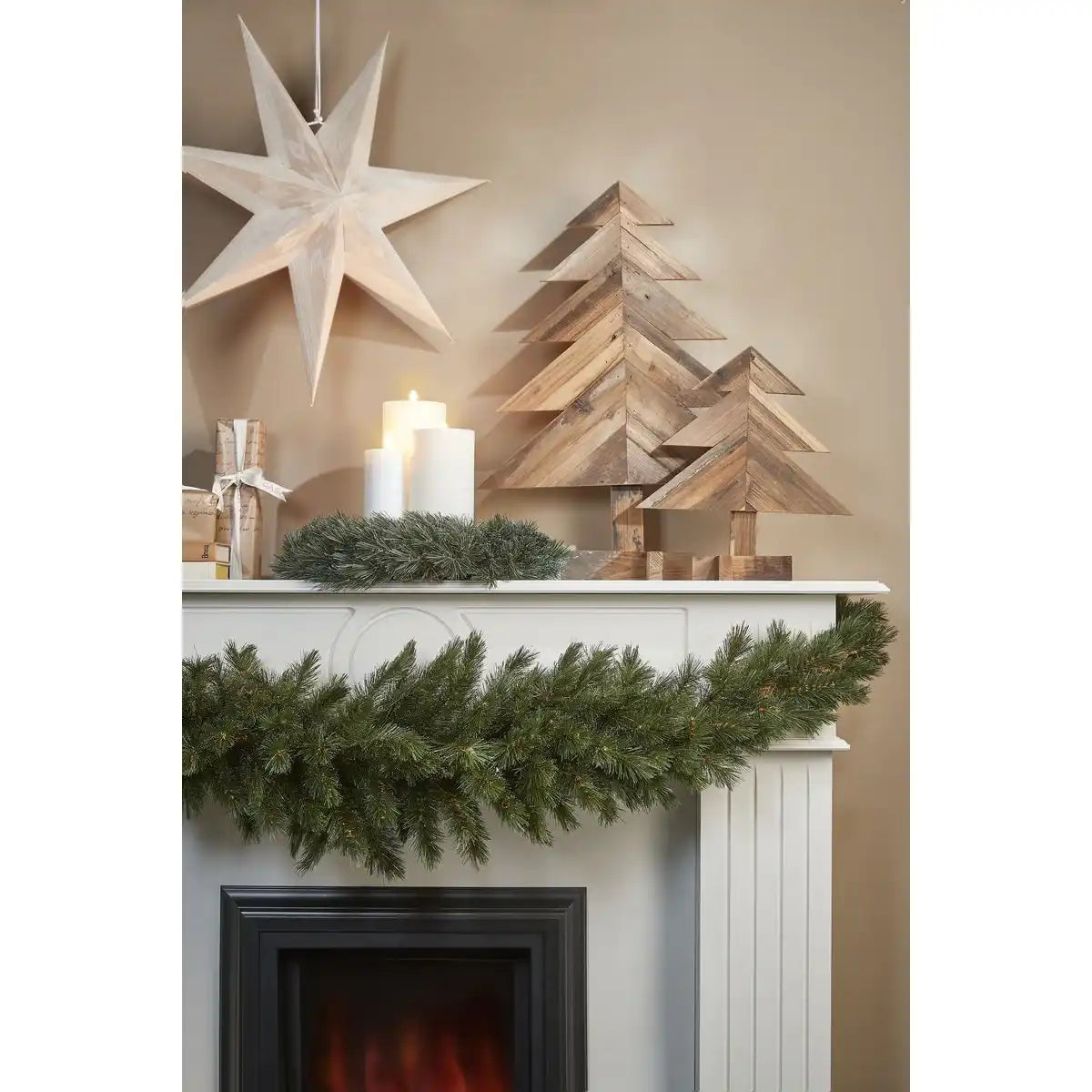 Wald Frosted Guirande Swag - L180 cm - Groen