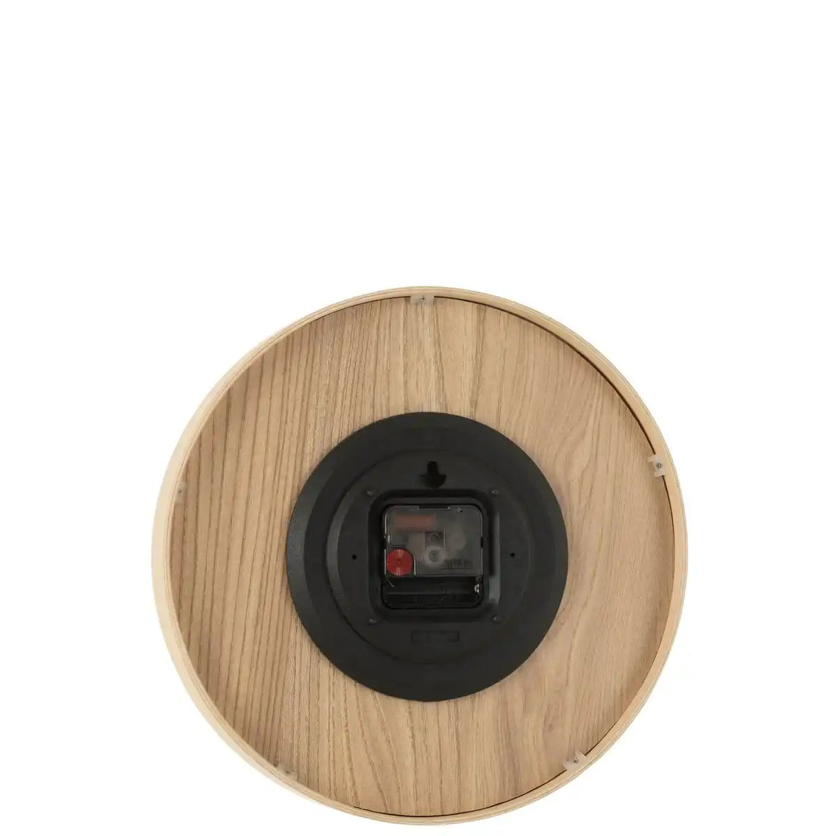 J-Line Wanduhr Sperrholz/MDF Natur Klein