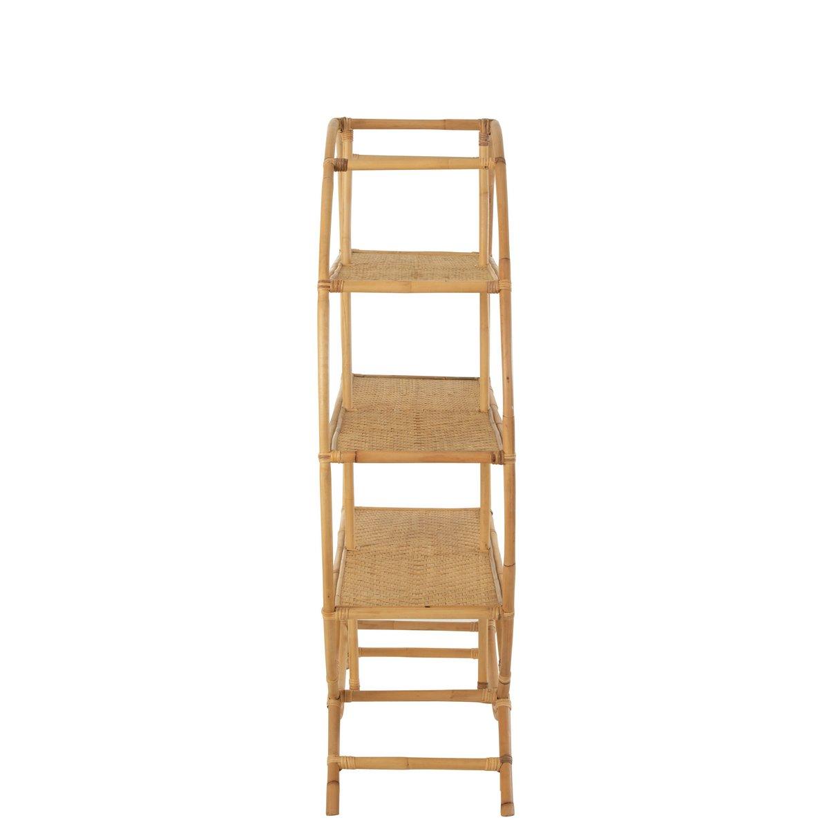 J-Line Rack 3 Regale Rattan Natur