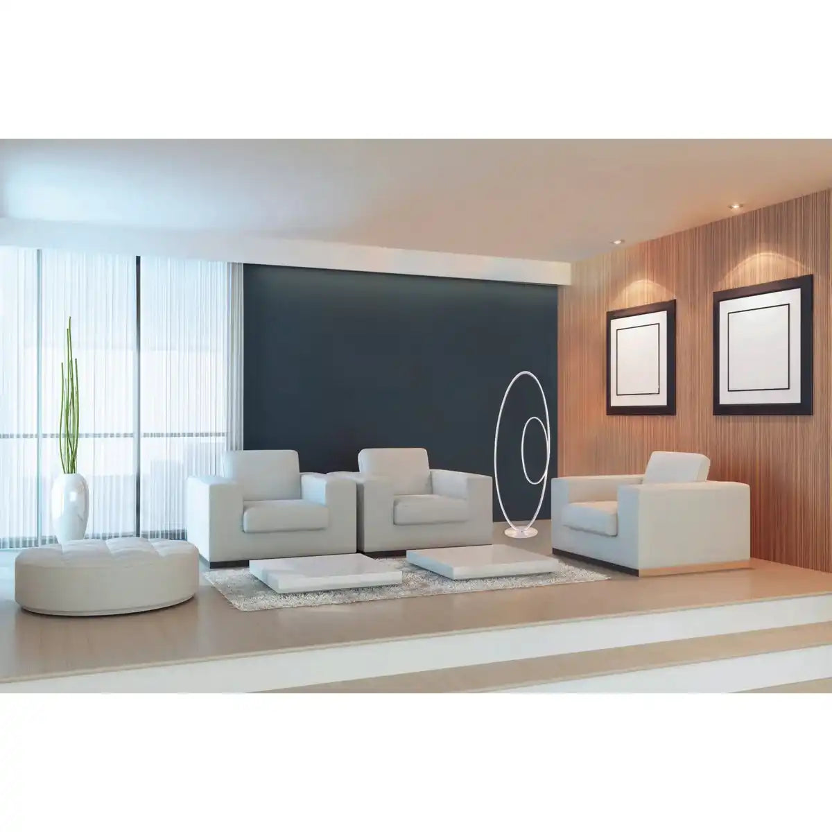LED Stehleuchte h: 120cm weiß "ODRIVE"