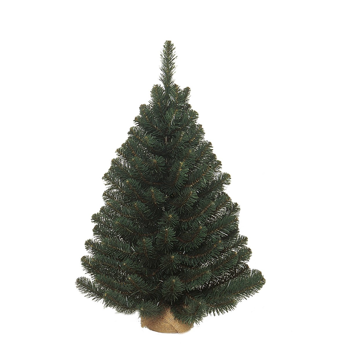 Alpiner künstlicher Weihnachtsbaum aus Jute – H90 x Ø66 cm – Grün