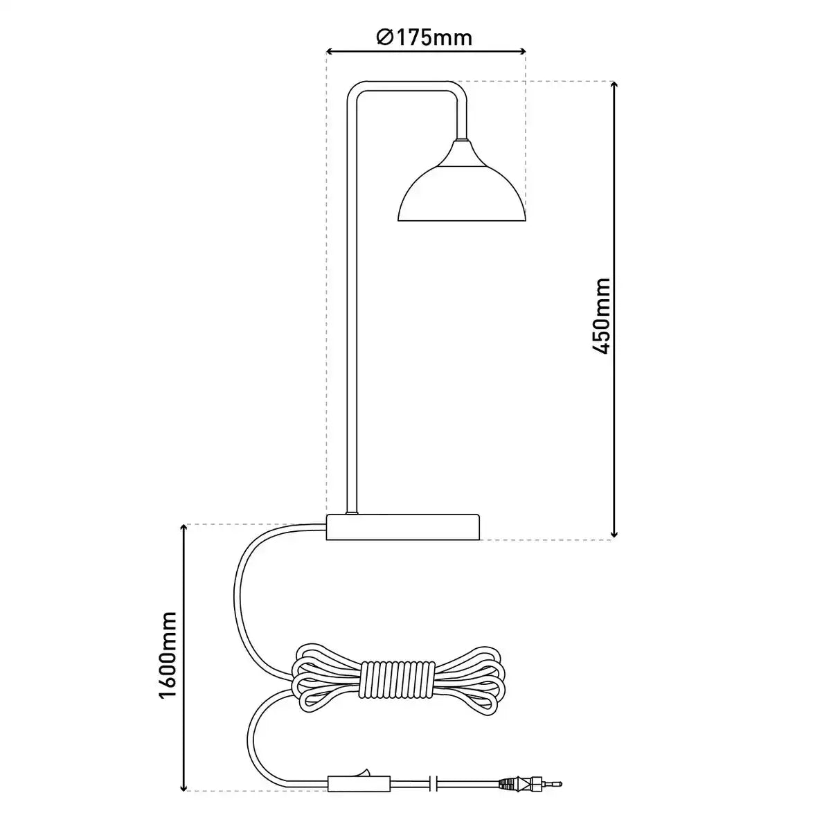 LED Tischleuchte "VARNA", Tischlampe aus messingfarbenem Metall und irisierendem Glas, fest verbaute LEDs, 45 cm hoch, stilvolle Beleuchtung für Wohnzimmer, Esszimmer oder Diele