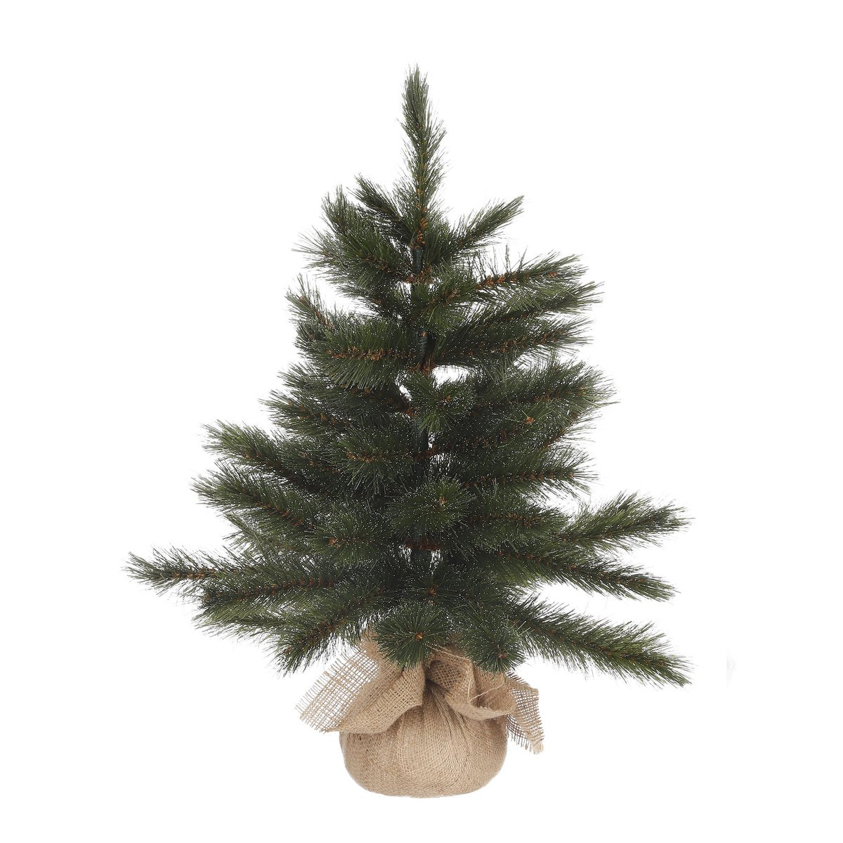 Künstlicher Weihnachtsbaum aus Jute – H60 x Ø46 cm – Grün