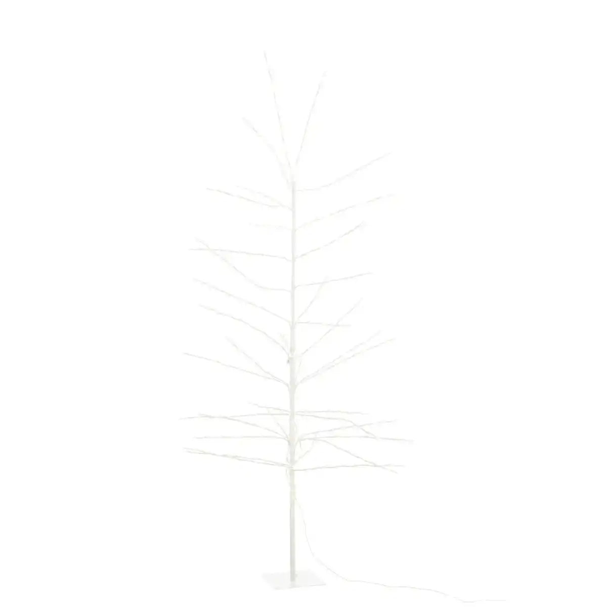 J-Line Weihnachtsbaum Bare+ LED Metall Weiß