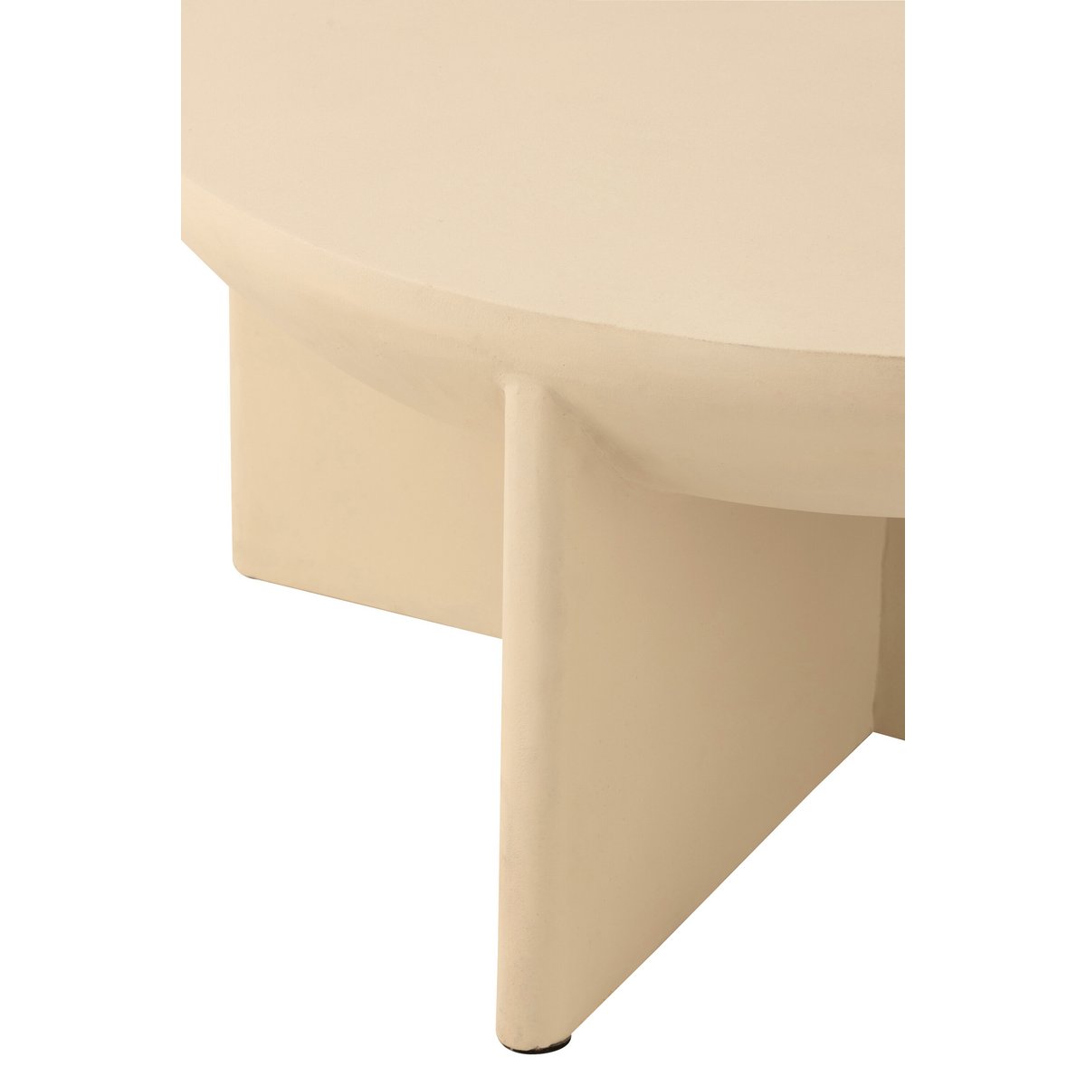 J-Line Couchtisch Halfy Mangoholz Weiß