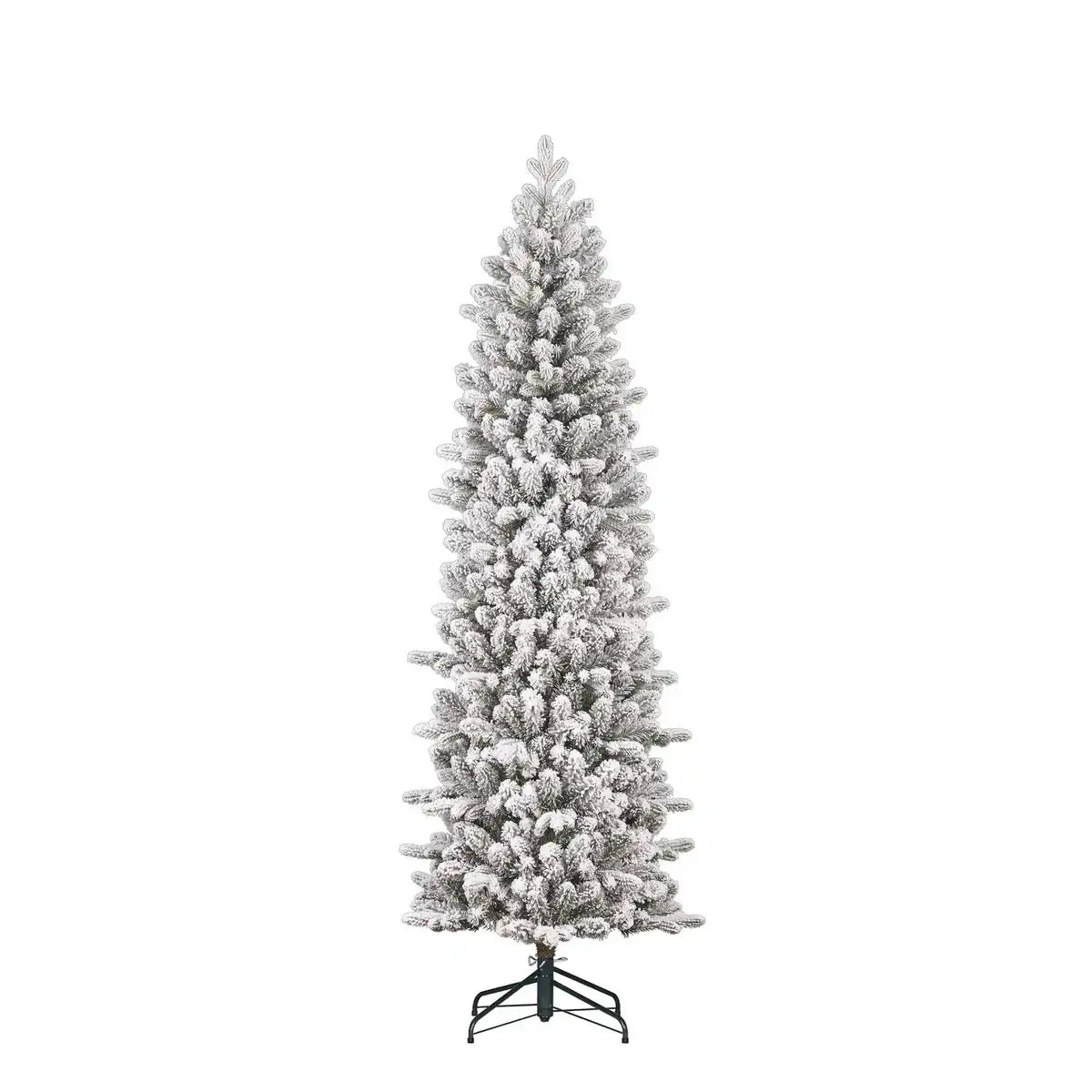 Künstlicher Weihnachtsbaum von Harma – H215 x Ø66 cm – Grün gefrostet