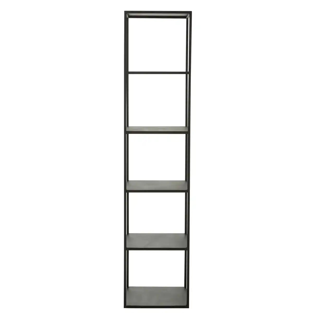 J-Line Rack 6 Ebenen Metall Schwarz