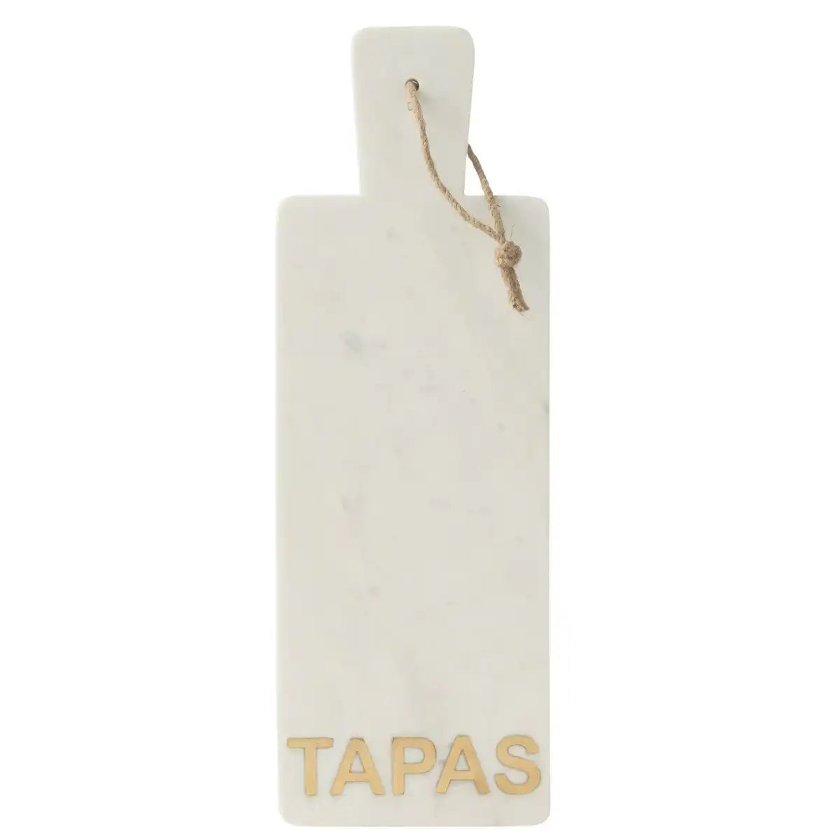 J-Line Kaaasplank Rechteckige Tapas Marmor Weiß