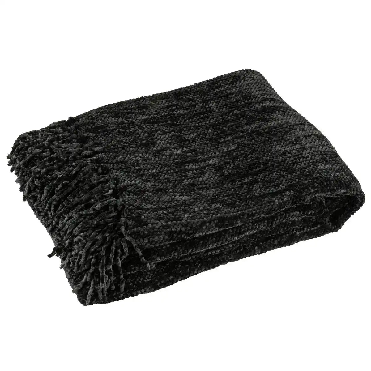 J-Line Dean Chenille Polyester Schwarz