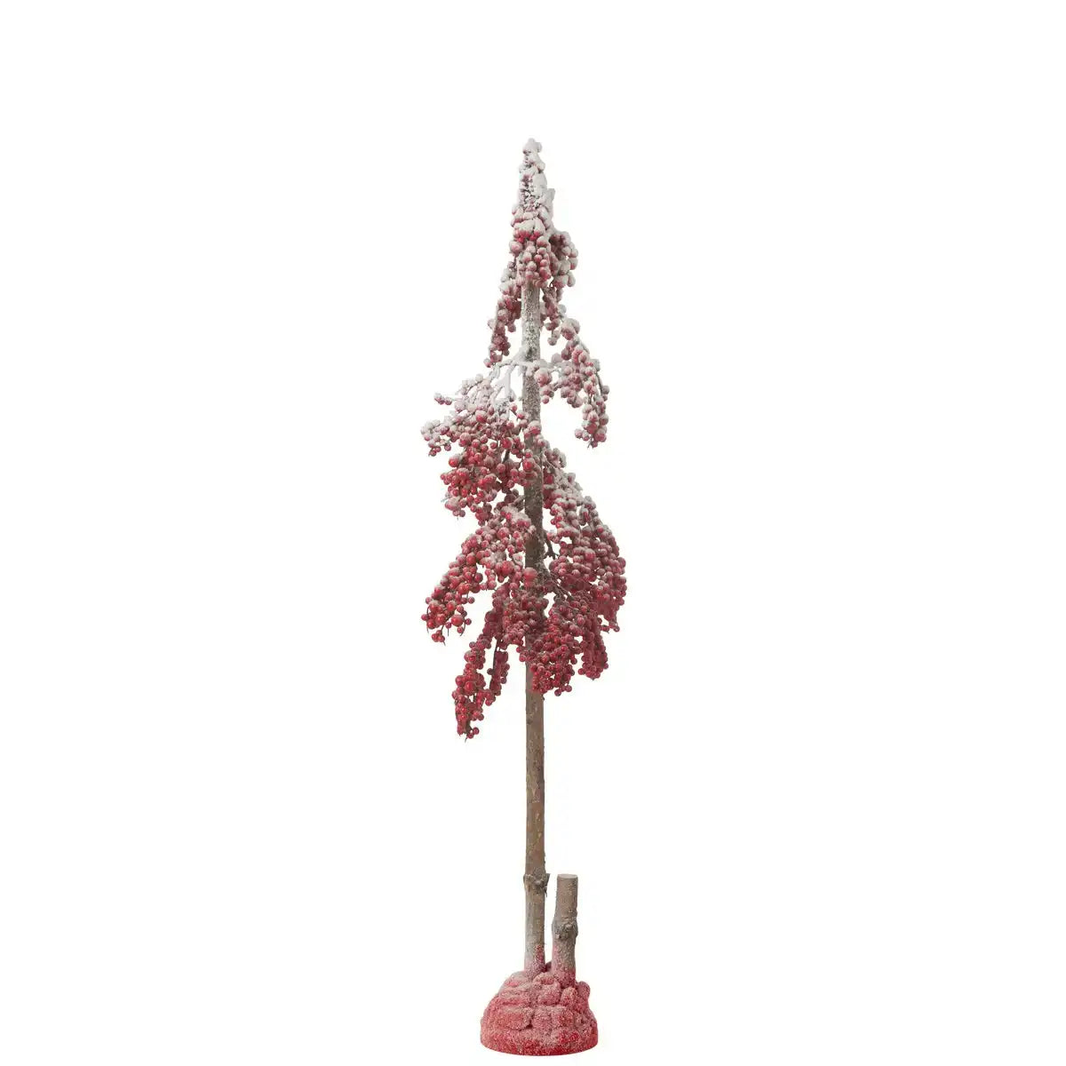 J -Line Dekoration Weihnachtsbaum große Beeren - Kunststoff - Rot - Medium