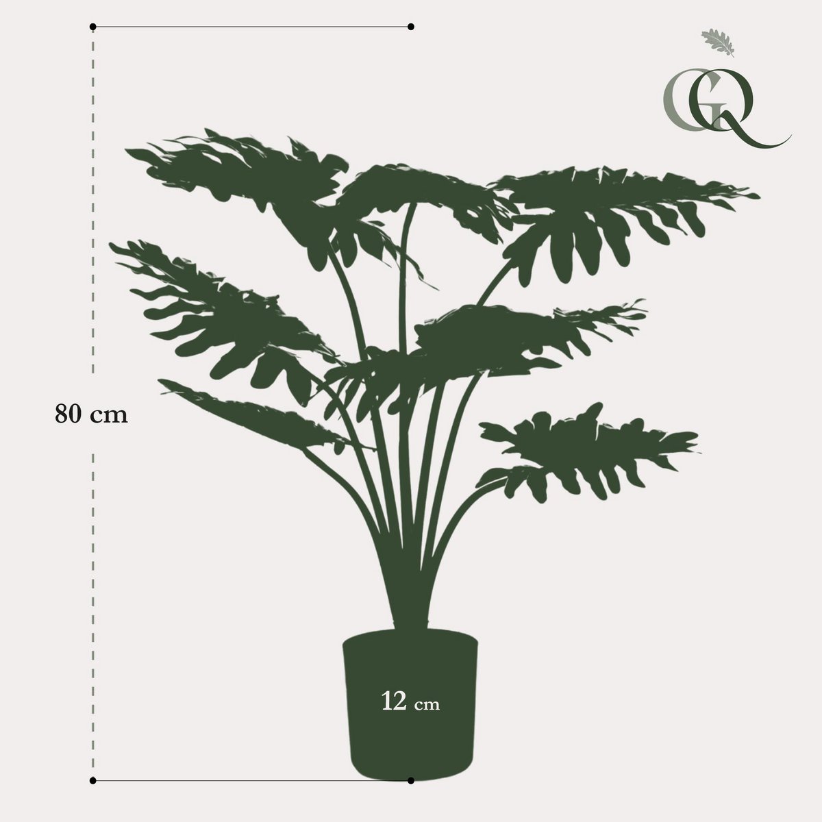 Künstliche Pflanze - Philodendron - 60 cm