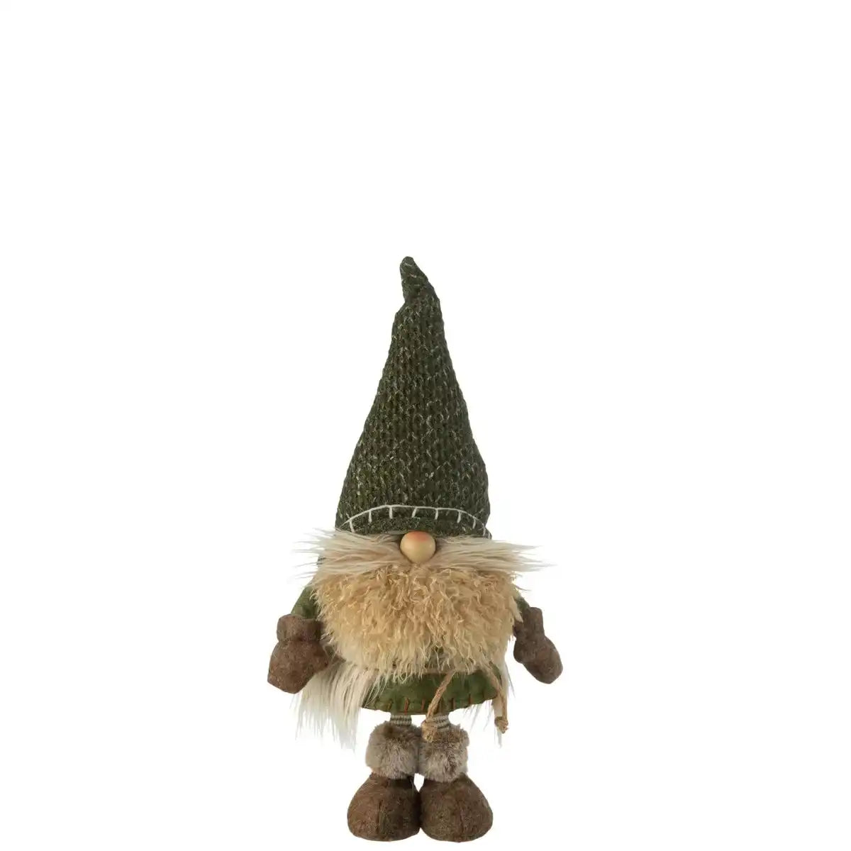 J-Line Gnome Gestricktes Textilgrün Groß