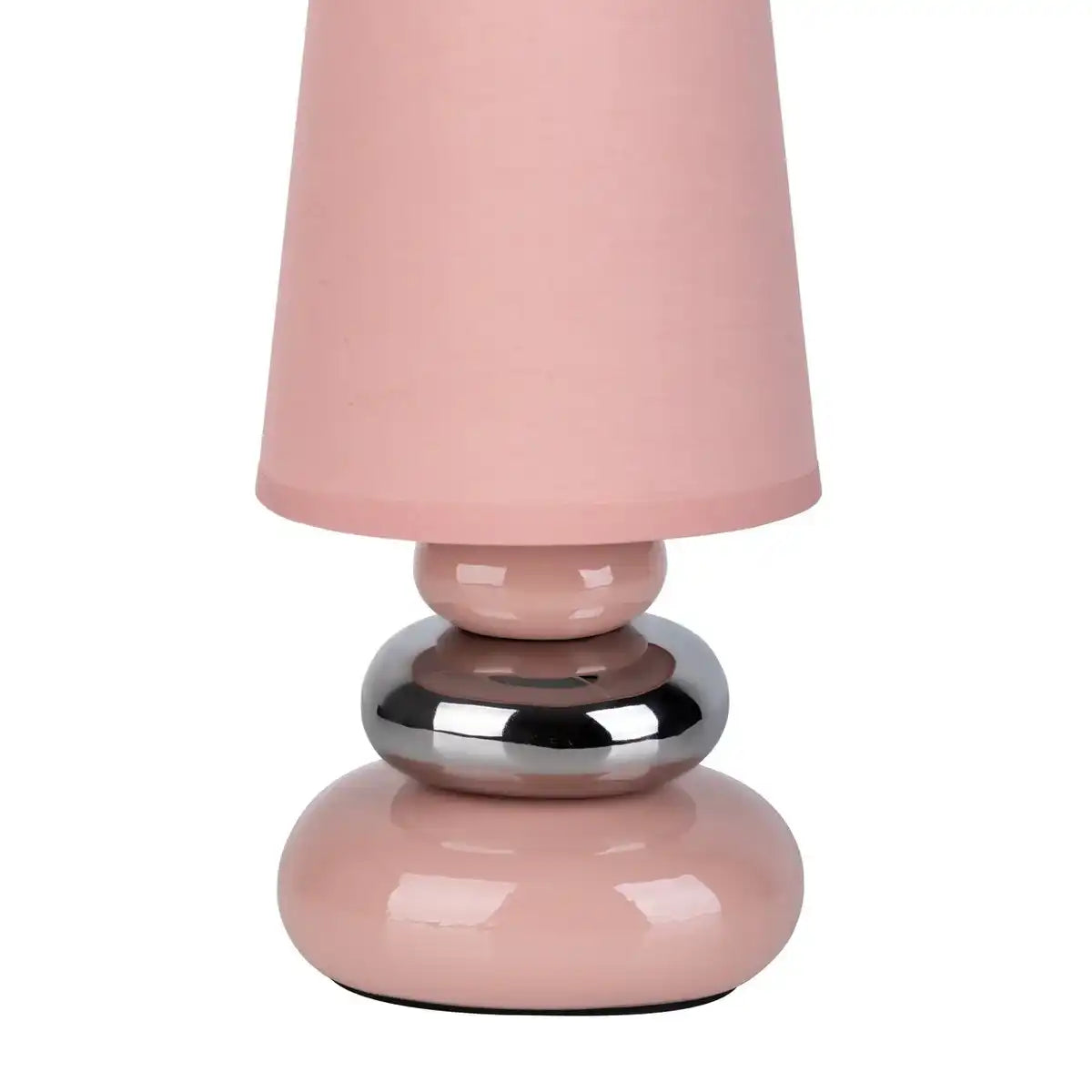 Keramik Tischleuchte "STONEY" rosa - Klassik - Tischleuchte - - rosé/lachs - E14 - keine Angabe