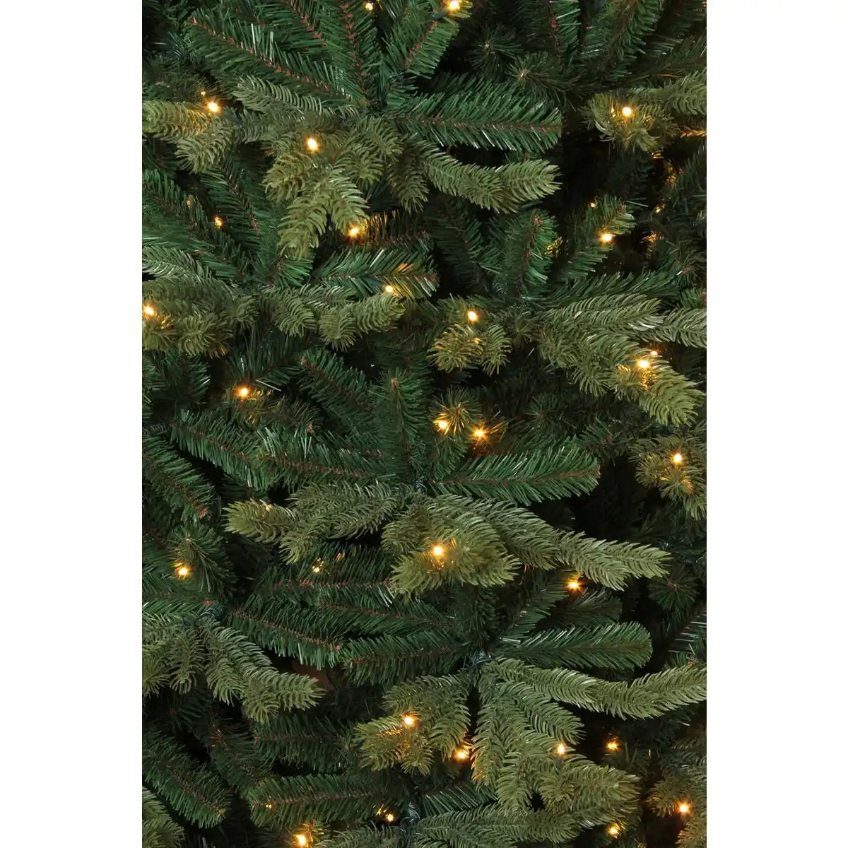 Deluxe Künstlicher Weihnachtsbaum mit LED-Beleuchtung – H185 x Ø127 cm – Grün