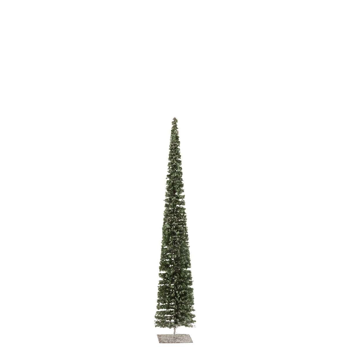 J-Line Weihnachtsbaum Schnee – Polyresin – Grün – groß