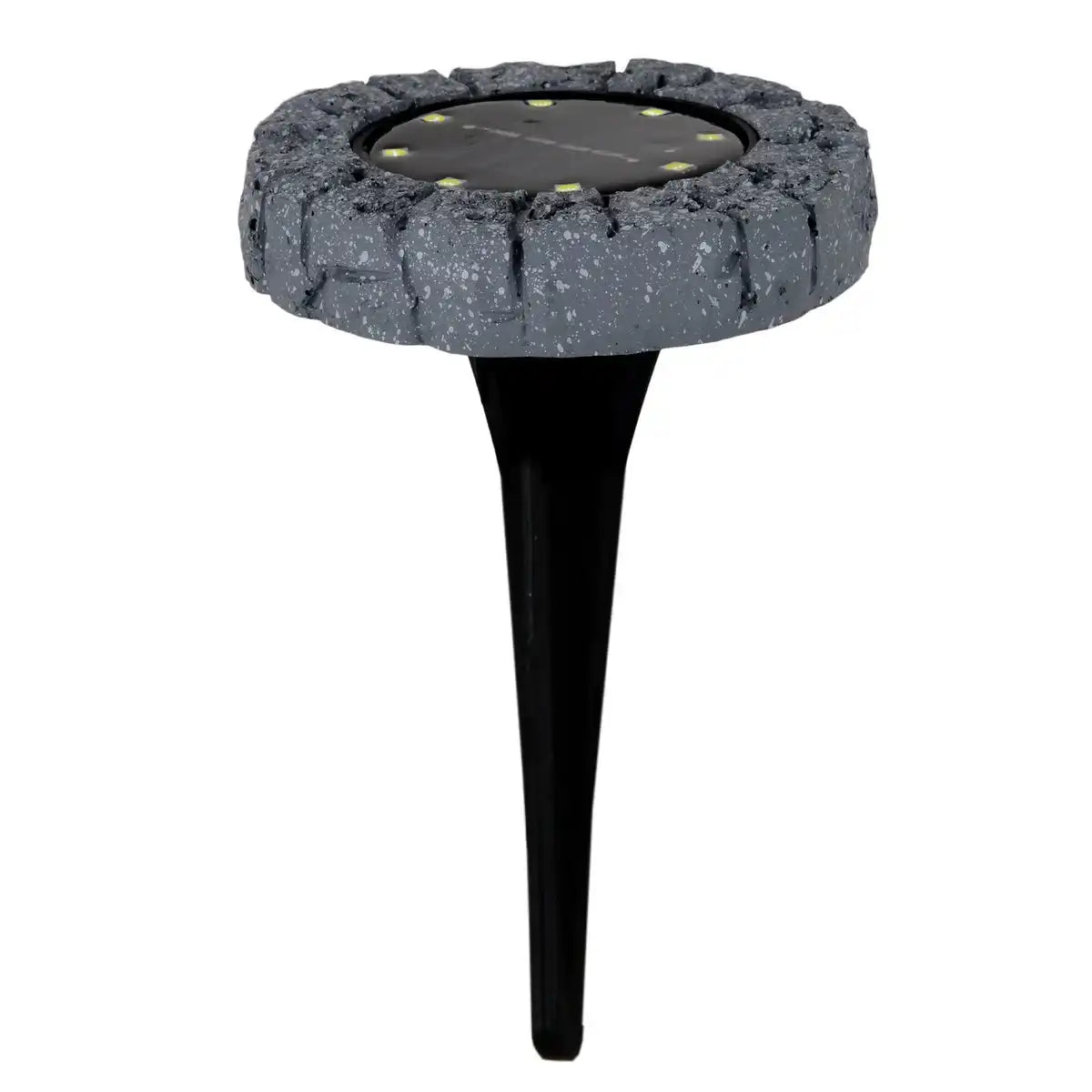 3er-Set LED Solar-Boden-Erdspieß "KIAN" , für Außen, Bodenleuchte aus Kunststoff in Grau, mit integrierter LED