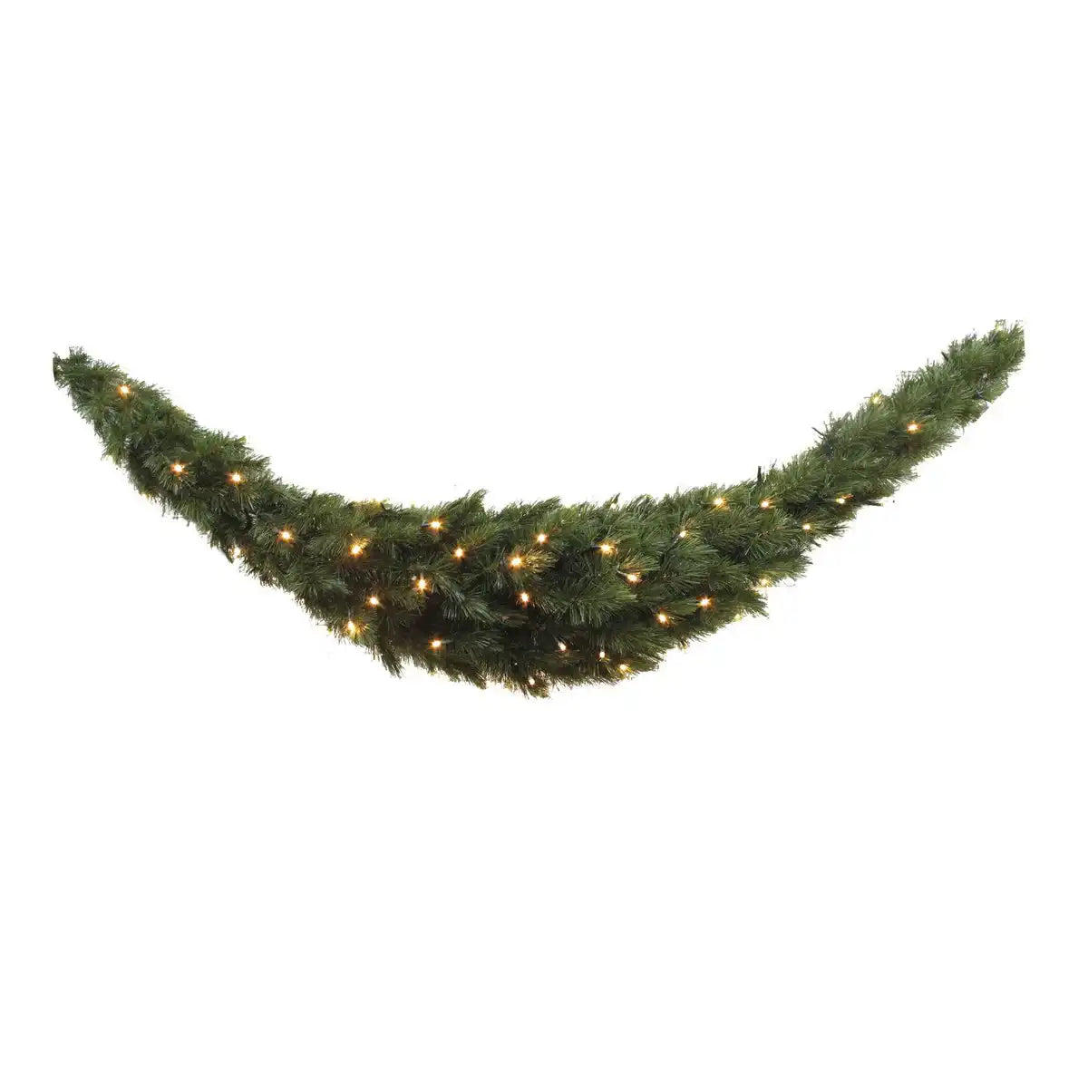 Girlande Swag mit LED-Beleuchtung – L180 cm – Grün