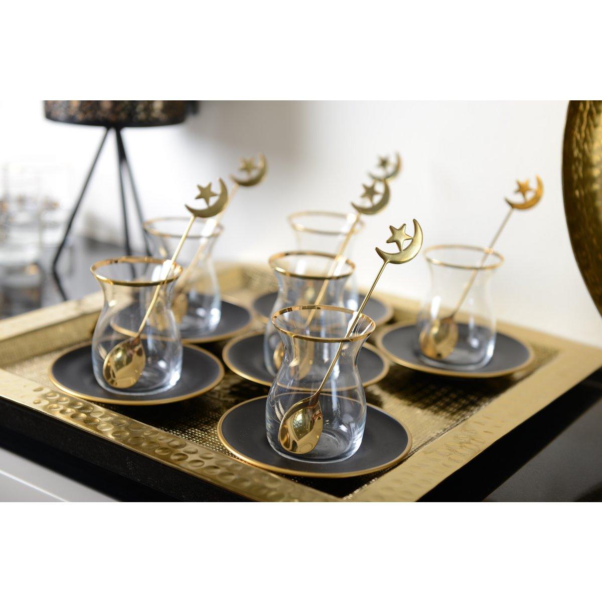 Black & Gold Cups - viele 6