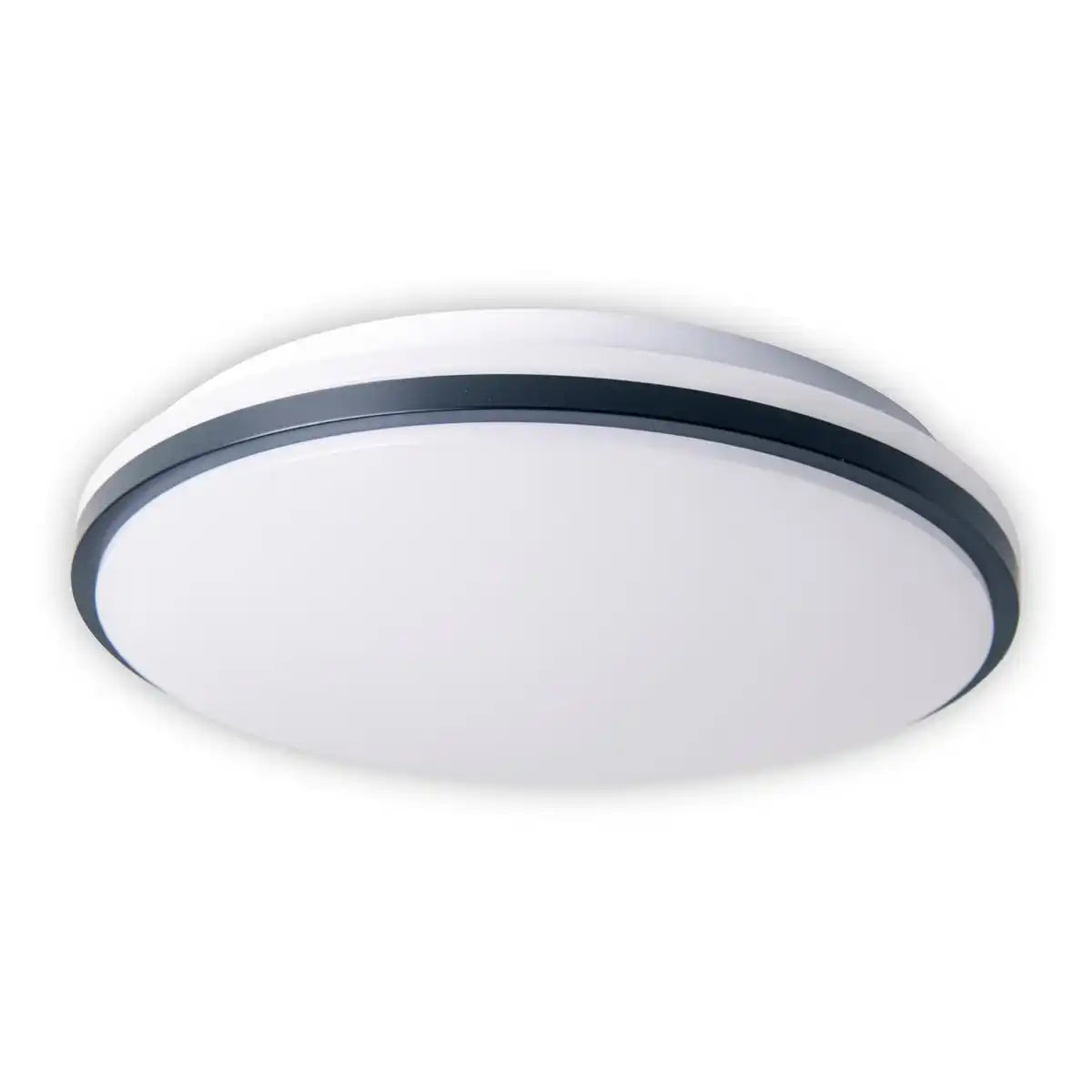 LED Deckenleuchte "Irvine", Deckenlampe aus Metall und Kunststoff, weiß, mit fest verbauten LEDs, für Esszimmer, Wohnzimmer, Diele oder Büro, Ø30,5 cm