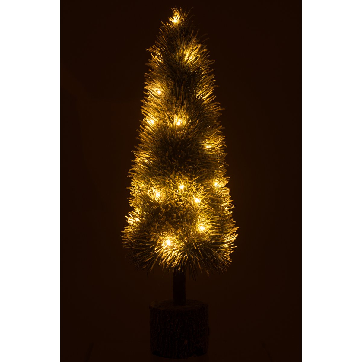 J-Line Weihnachtsbaum B+Led Kunststoff Schneegrün Groß