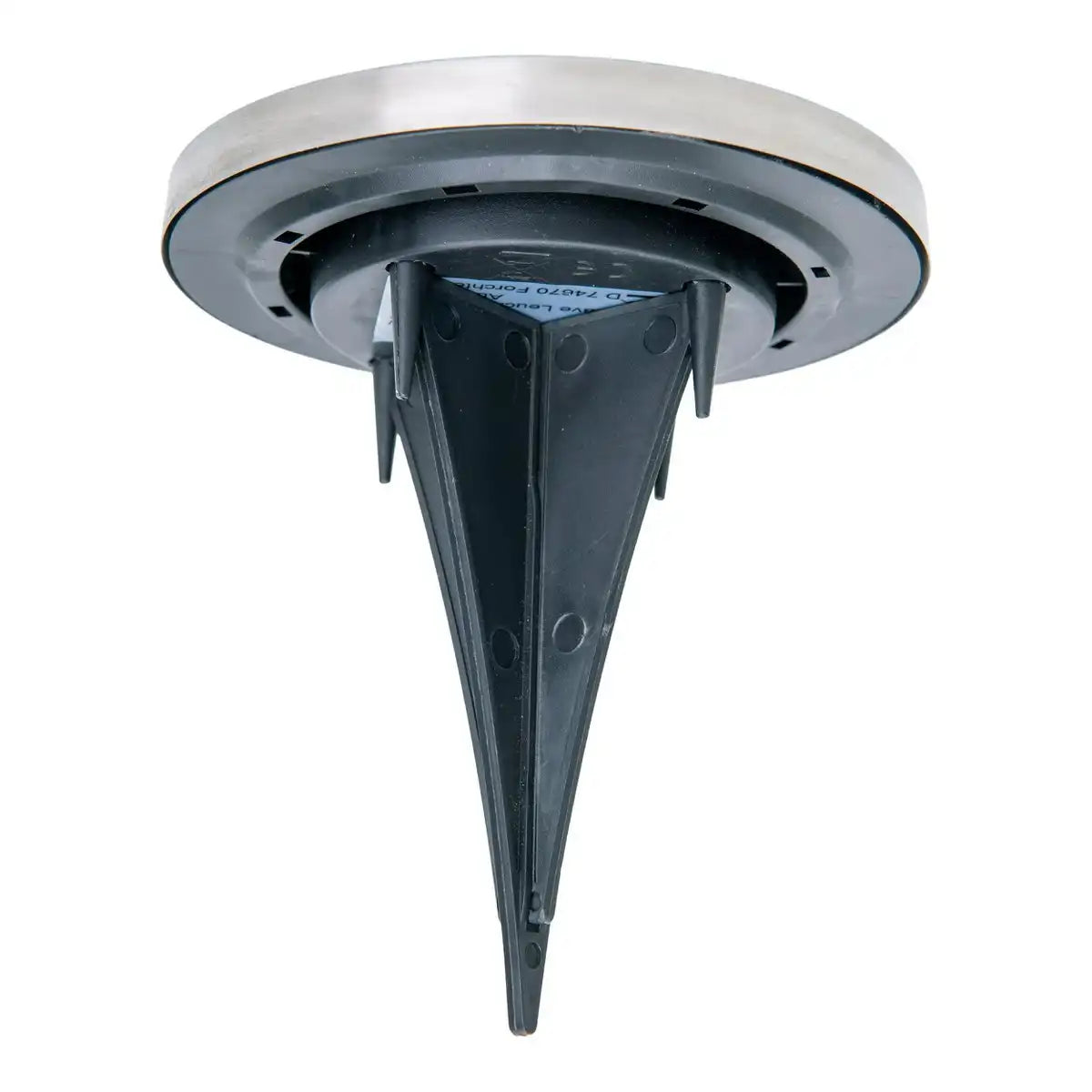 6er-Set LED Solar-Boden-Erdspieß "KIAN" , für Außen, Erdspieß aus Metall und Kunststoff in Stahl-blank, mit integrierter LED