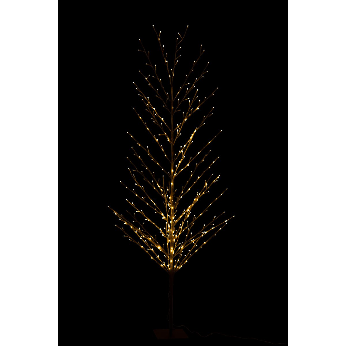 J-Line Weihnachtsbaum Bare+ LED Metall Schwarz