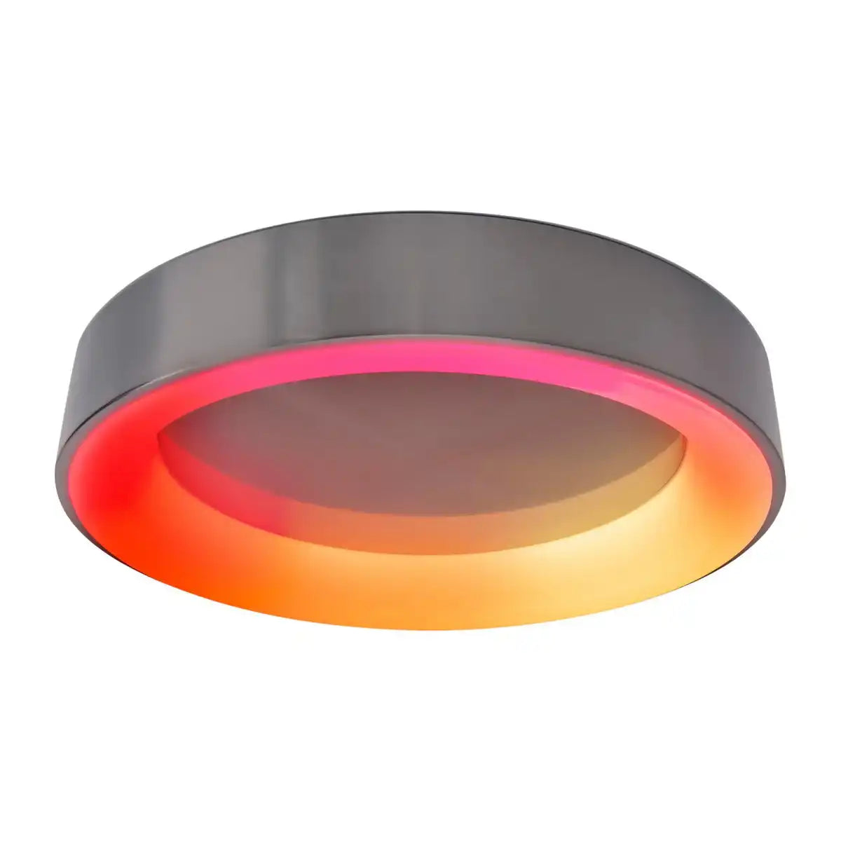 LED Deckenleuchte "MULTO" Ø 46,5 cm, viele Funktionen, aus Metall und Kunststoff, mit integrierten LEDs, Beleuchtung für Wohnzimmer, Büro oder Nachttisch